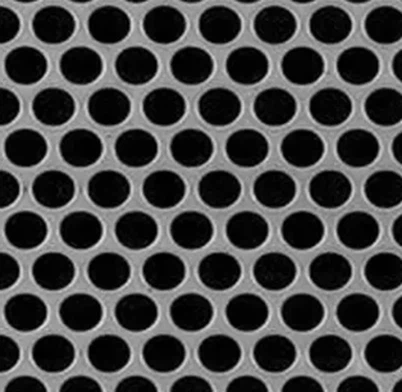 Plaque perforée en acier inoxydable 301