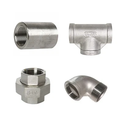 Raccord de tuyau à 3 voies en acier inoxydable 302