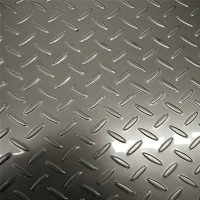 Plaque diamantée en acier inoxydable 347