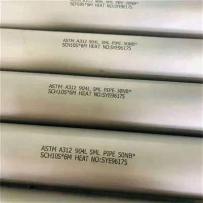Tube sans soudure en acier inoxydable 904L